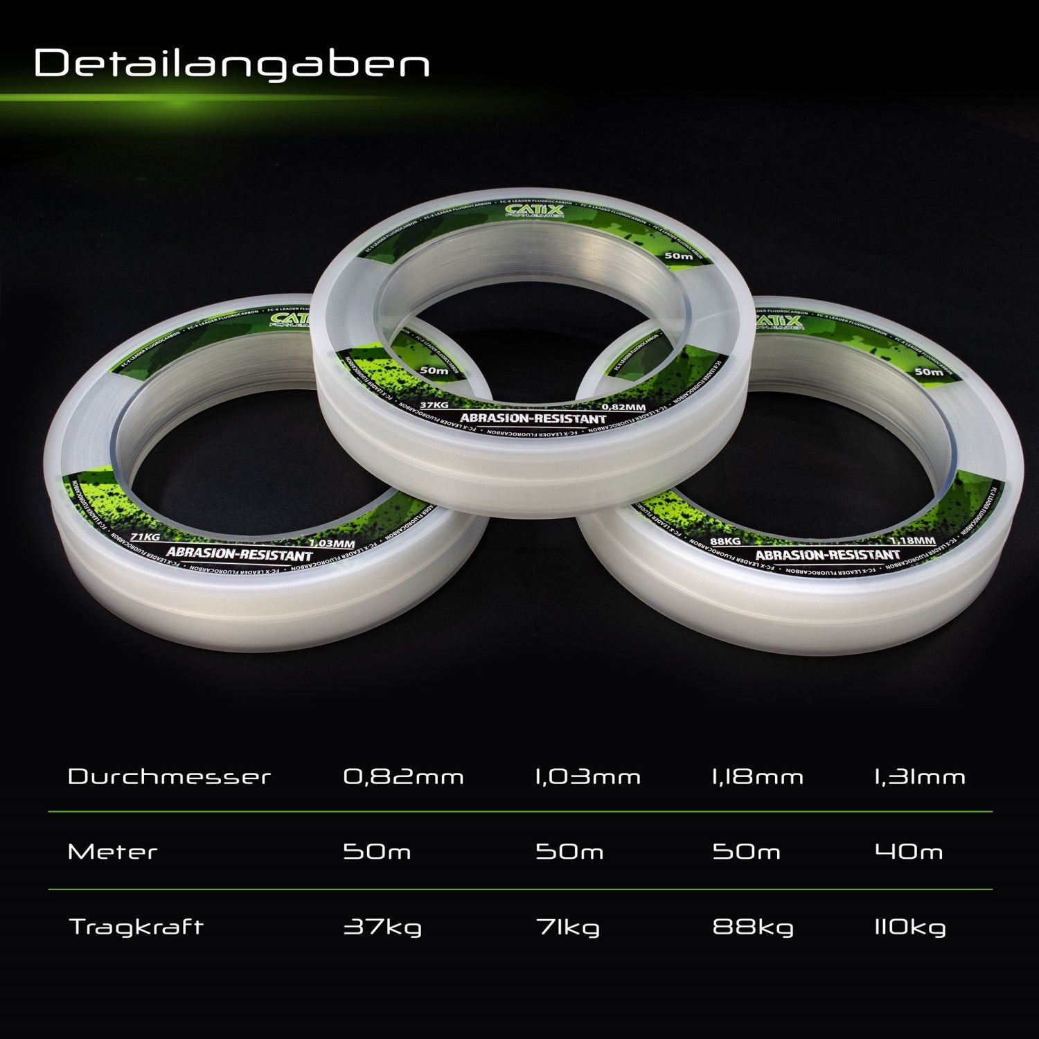 FC-X Leader Fluorocarbon Coated Leader