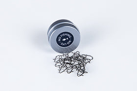 NO FISHING - NO LIFE Round Snap Karabiner 25 Stück in Box