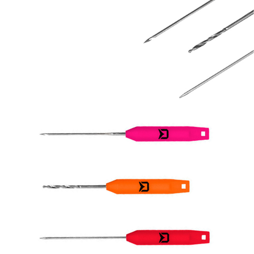 Delphin SLIM Nadel- & Bohrer-Set | Extra feine Ködernadeln für präzises Angeln
