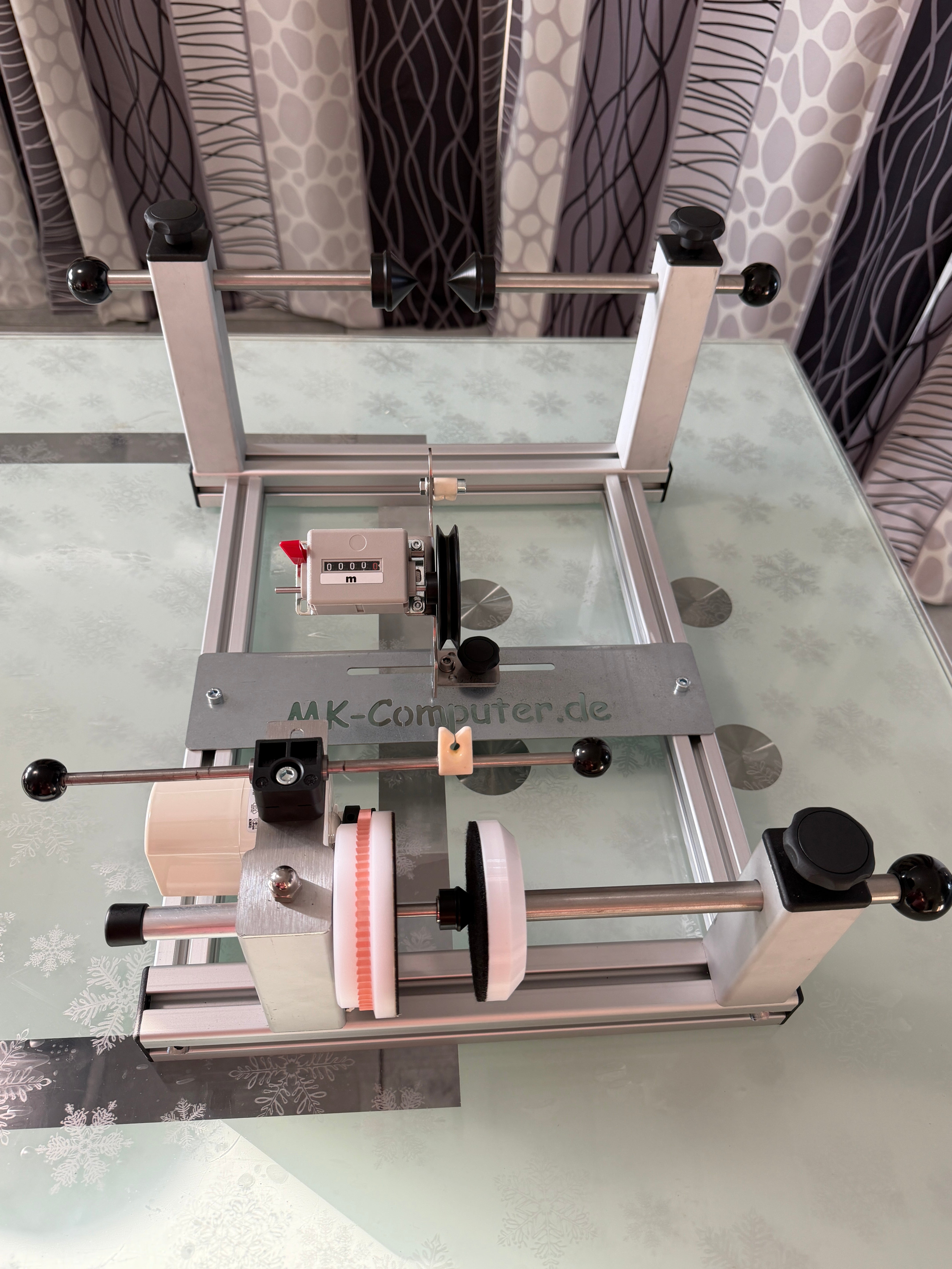 Profi-Schnurspulgerät V1 M310 | Mit mechanischem Hilß-Zählwerk & Linearführung