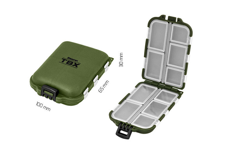 Delphin TBX One 100-10P | Kompakte Tacklebox mit 10 festen Fächern