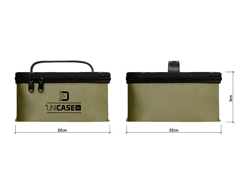 Delphin UniCASE XL – Vielseitige EVA-Tasche & Hardcase für Angelzubehör