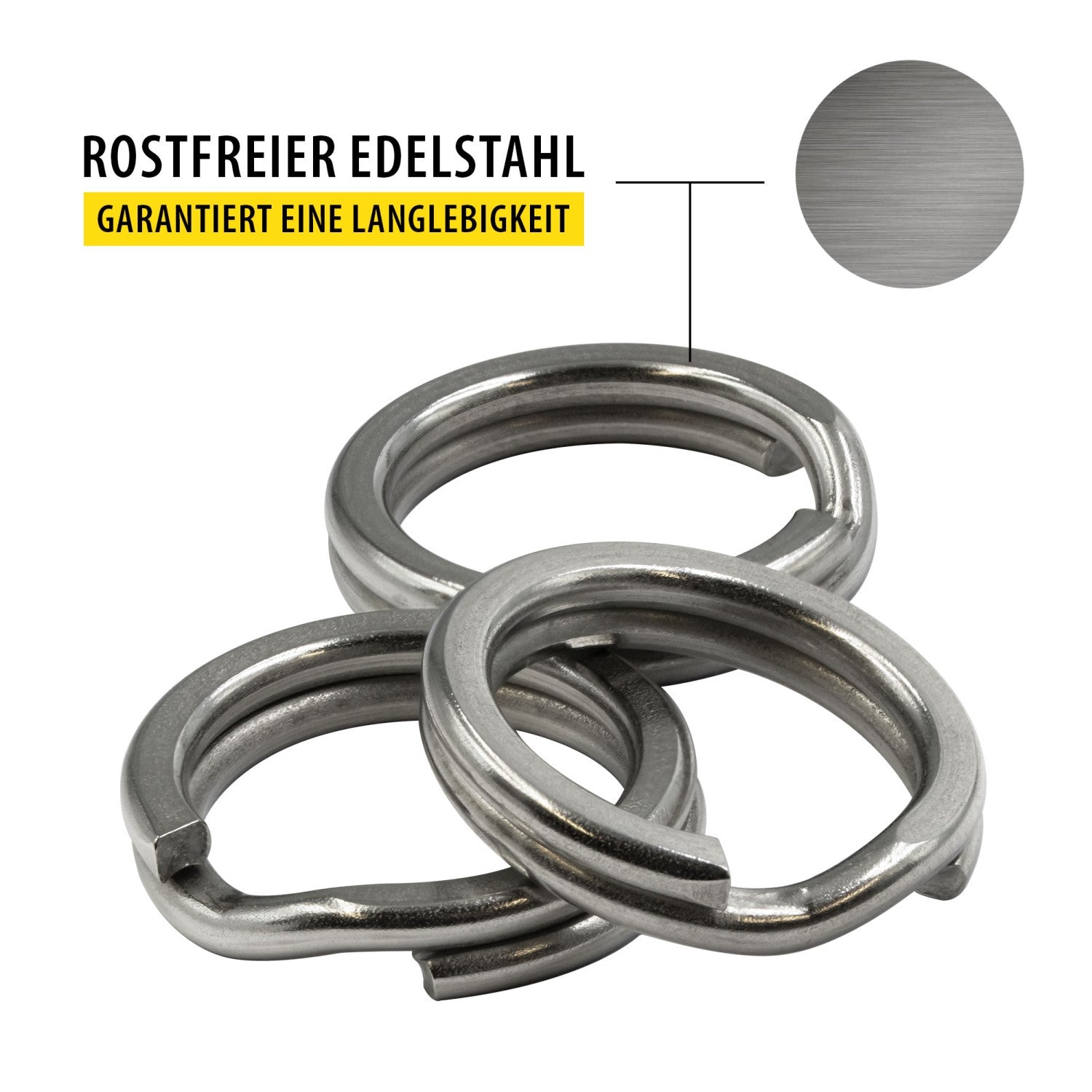 Heavy Flat Wire Splitring Sprengring