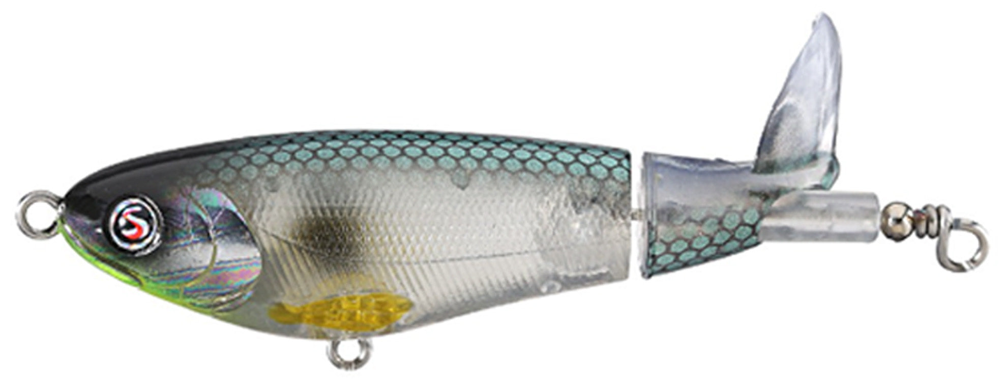 River2Sea Whopper Plopper 90 | Kompakter Topwater-Köder | Barsch, Rapfen & Hecht