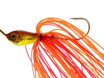 Dual Blade Spinnerbait 16g Orange Glitter