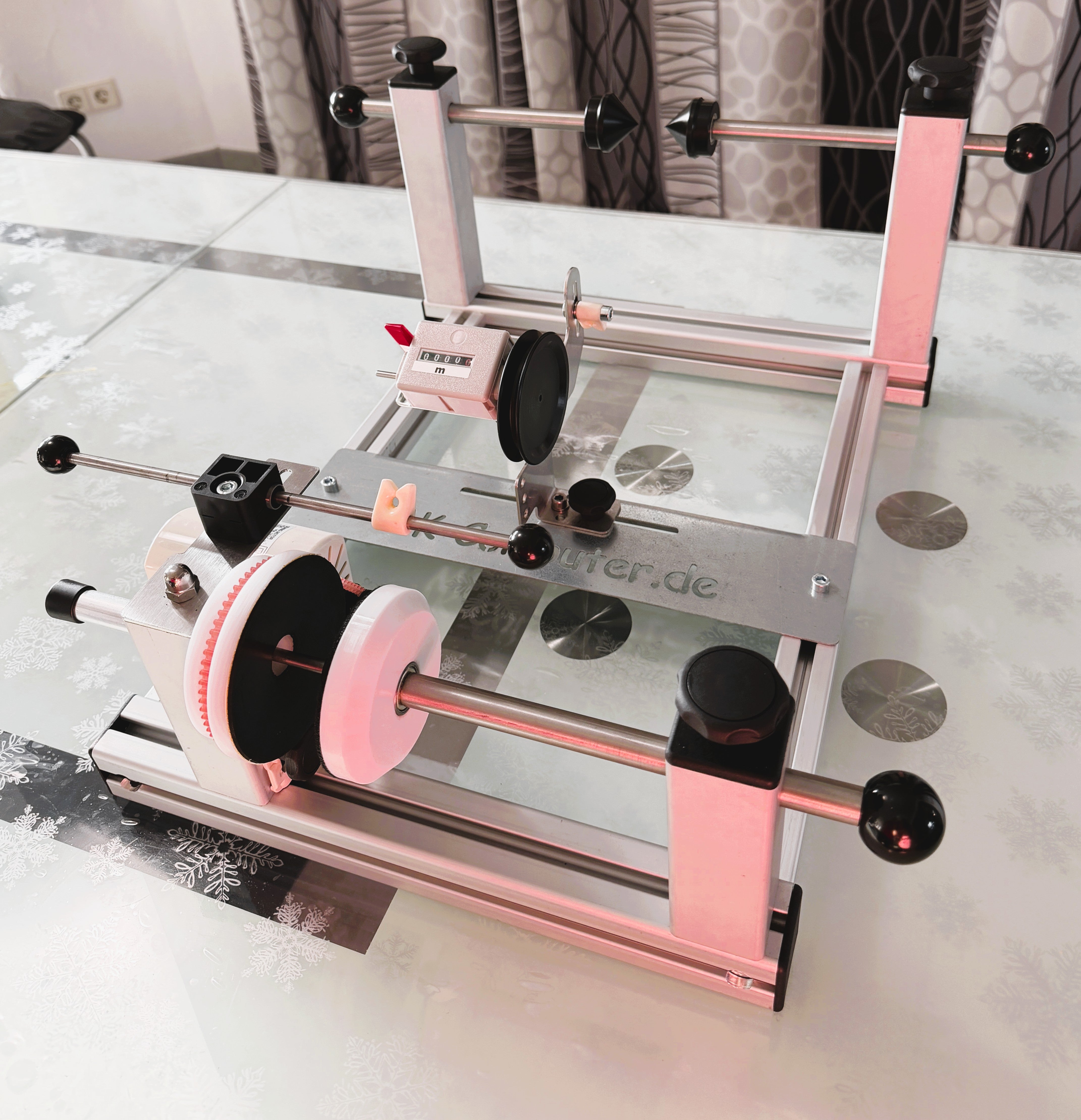 Profi-Schnurspulgerät V1 M310 | Mit mechanischem Hilß-Zählwerk & Linearführung