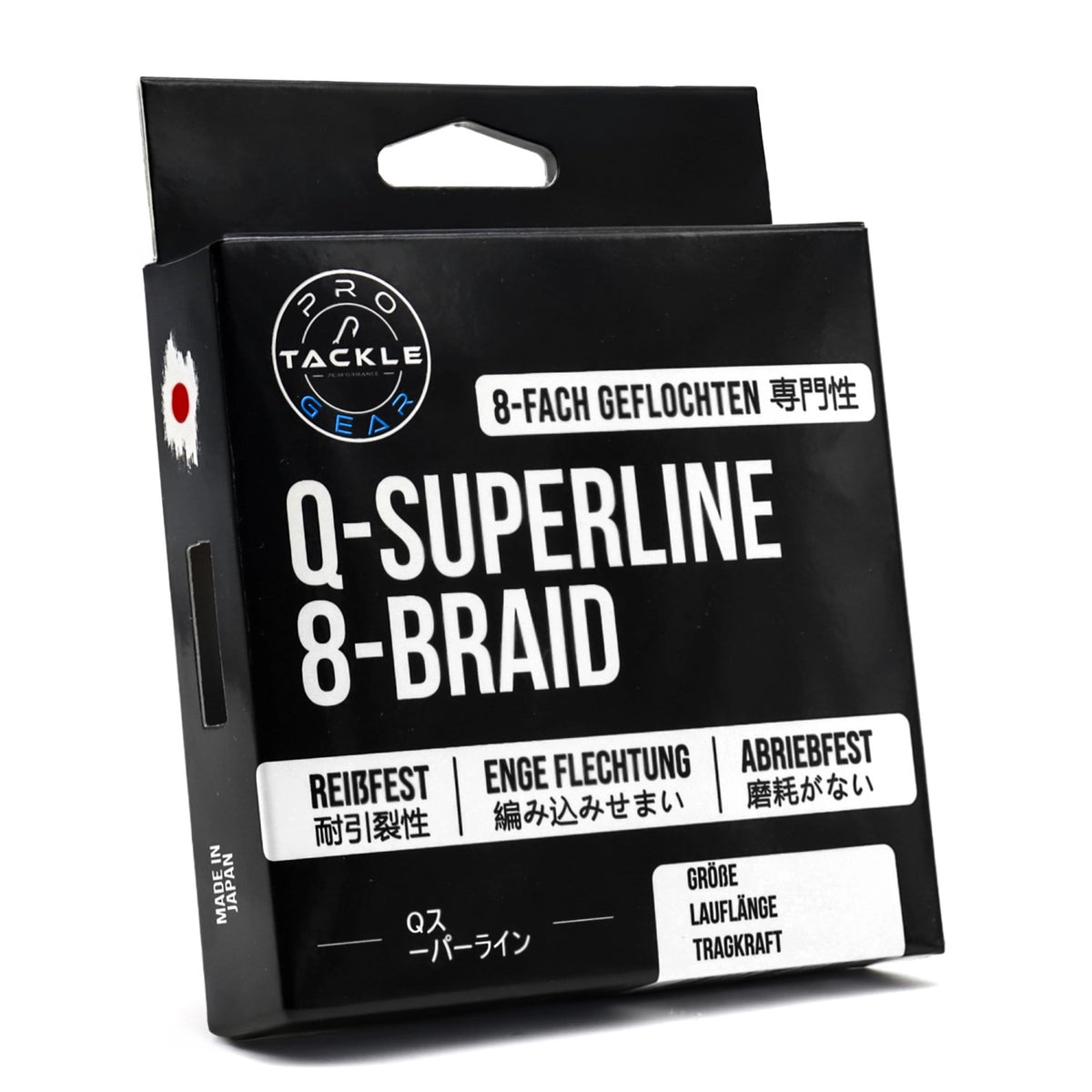 Pro Tackle Q-Superline 8-Braid 150 m – 8-fach geflochtene Angelschnur 0,06–0,14 mm