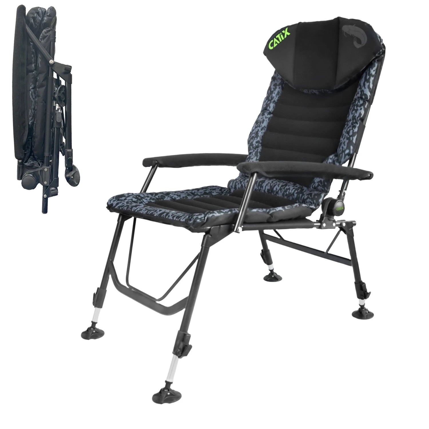 Catix D-Camou Chair Angelstuhl Liegestuhl Campingstuhl