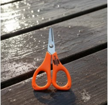 inSomnia Orange Schere – Präzise Angelschere für Schnur, Geflecht & Vorfach