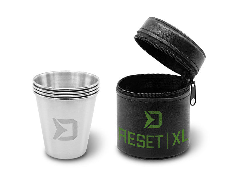 Edelstahlbecher-Set Delphin RESET XL 4in1