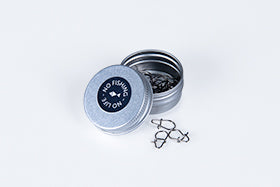 NO FISHING - NO LIFE Round Snap Karabiner 25 Stück in Box