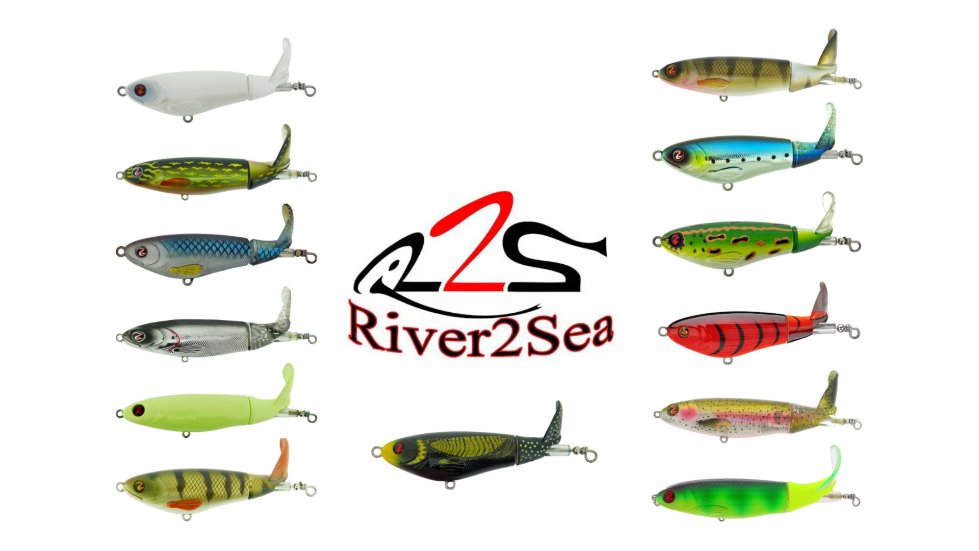 River2Sea Whopper Plopper 110 | Der ultimative Topwater Allrounder | Barsch, Rapfen & Hecht