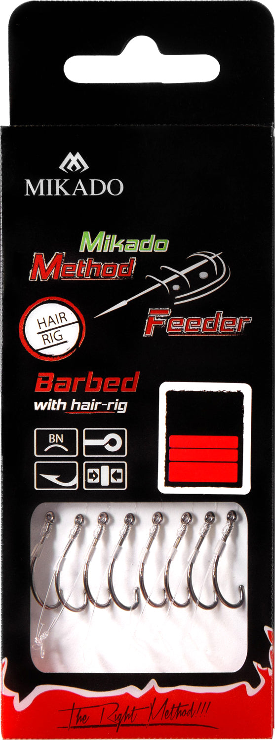 METHODE FEEDER RIG - MIT HAAR - HAKEN MIT WIDERHAKEN