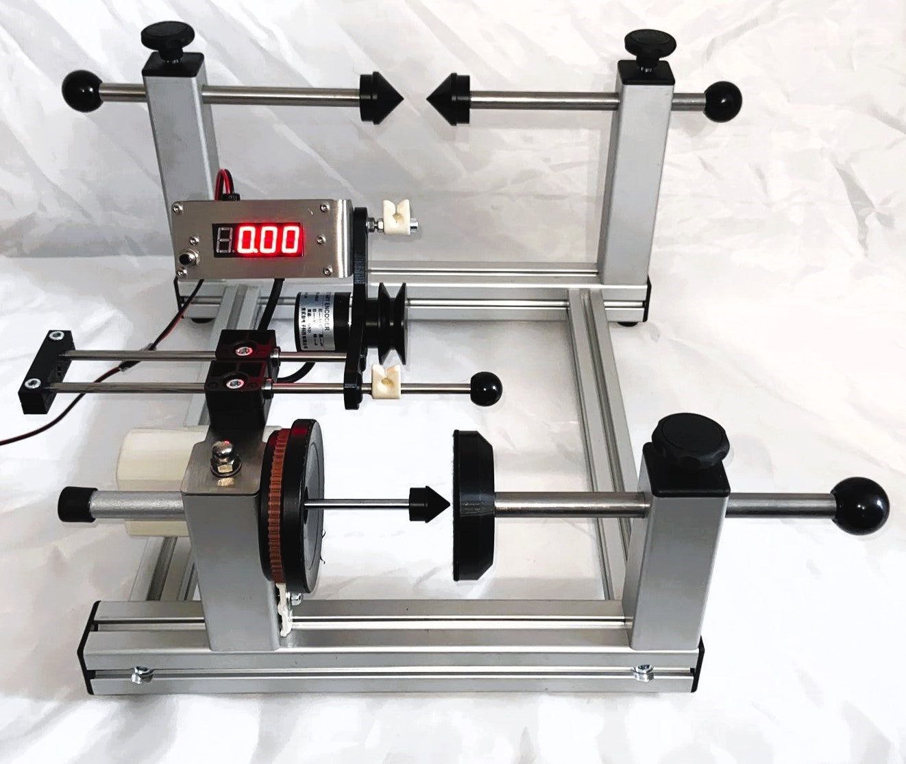 Profi-Schnurspulgerät V1 digital | Mit digitalem Zählwerk & Linearführung Set