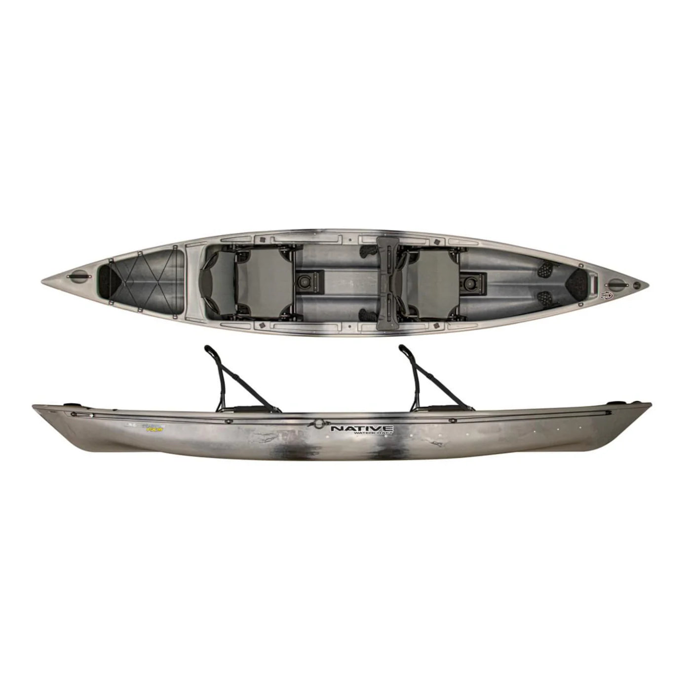 Native Watercraft Ultimate FX 15 Tandem PRO Angelkajak - Grey Goose