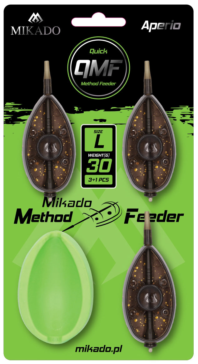 Mikado FEEDER - METHOD FEEDER SYSTEM L SET - 30+40+50g + FEEDER FORM - 1 Satz